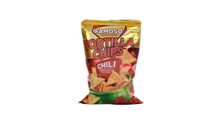 FAMOSO TORTILJA CIPS 150g CHILI