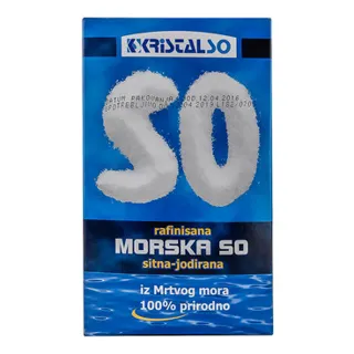 So morska jodirana Kristal So 1kg