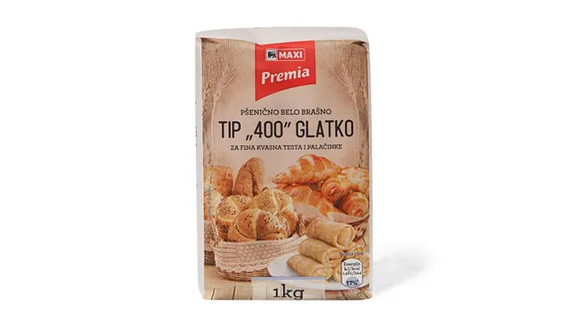 Psenicno brasno T400 glatko Maxi 1kg Maxi