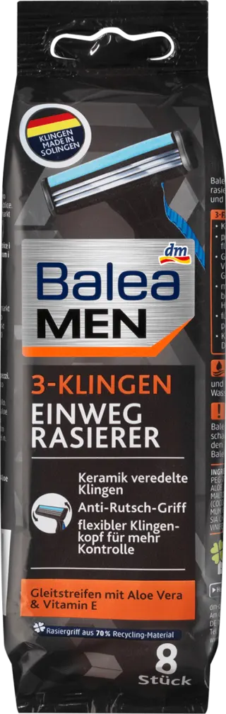 Balea MEN jed.brijač/3 oštrice 8kom