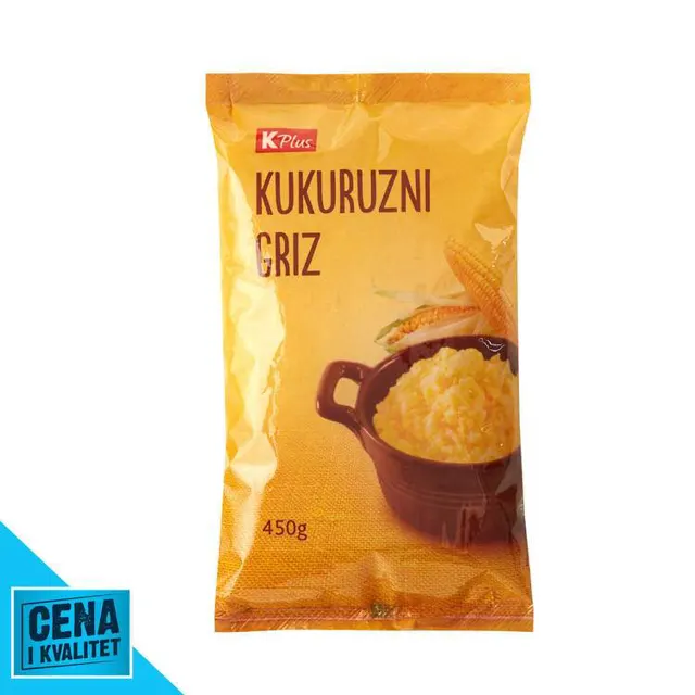 GRIZ KUKURUZNI K PLUS 450G K PLUS