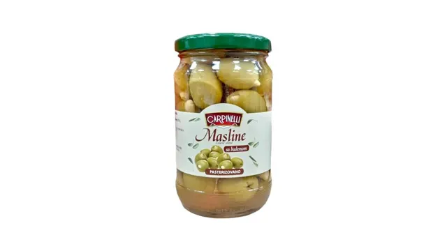 MASLINE ZELENE PUNJENE BADEMOM 360G CARPINELLI CARPINELLI