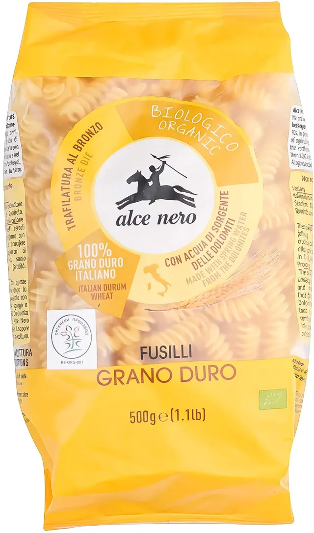 TESTENINA FUSILLI 500G ALCE NERO ALCE NERO