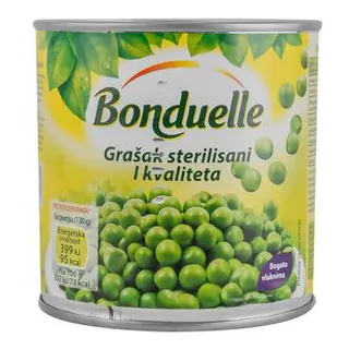 Grasak sterilisan mladi Bonduelle 400g