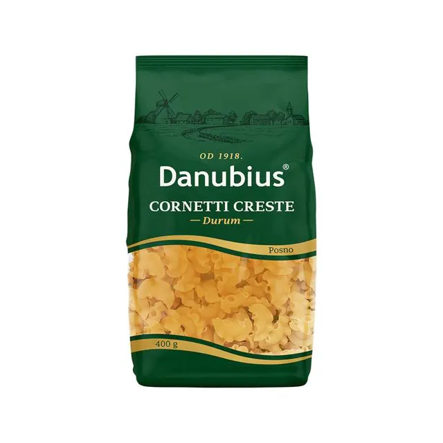 Makarona kratka Cornetti Danubius 400g Danubius