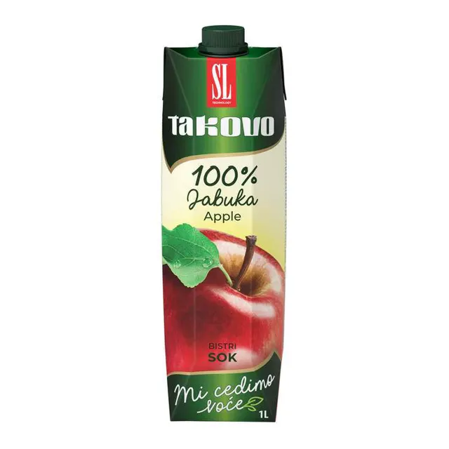 Sok jabuka 100% 1/1 Takovo 12 1 l SWISSLION GROUP* TAKOVO