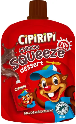 Cipiripi Choco Squeeze 90g#10Silbo