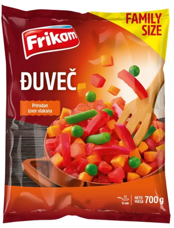 SMRZNUTO POVRĆE FRIKOM ĐUVEC 700G FRIKOM