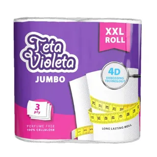 UBRUS XXXL JUMBO 3SL 2/1 VIOLETA