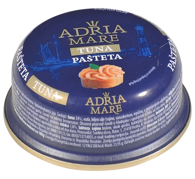 PAŠTETA OD TUNE 95G ADRIA MARE ADRIA MARE