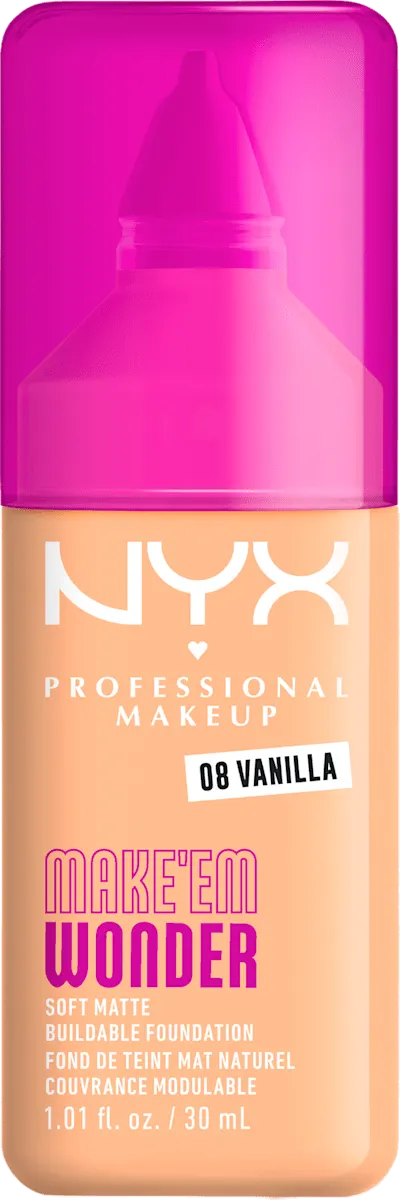 NYX MAKE'EM WONDER tečni puder 08 NYX