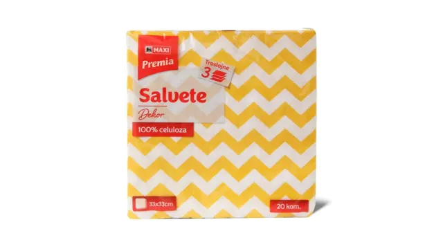 Salvete Dekor 2 Premia/Maxi 3sl 33/20 Maxi