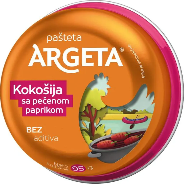 Argeta kokosija pasteta pecena paprika 95g #12 ARGETA