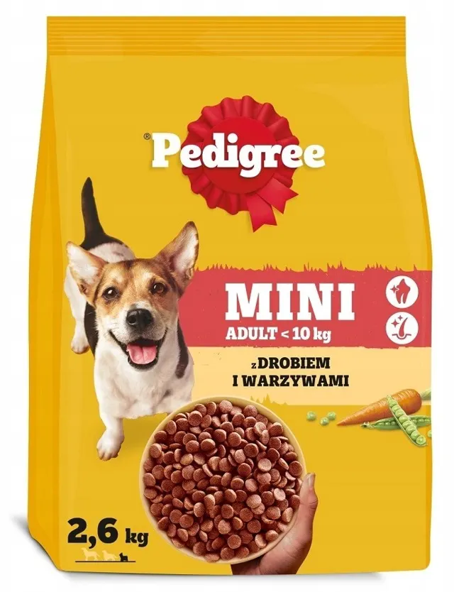 Briketi Mini ziv. i pov. Pedigree 2,6kg Pedigree