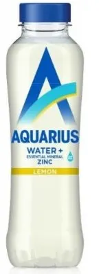 AQUARIUS WATER ZN LEMON 400ml