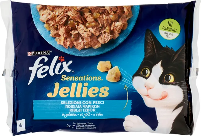 HRANA ZA MAČKE SENSATION RIBA 4X85GR FELIX FELIX