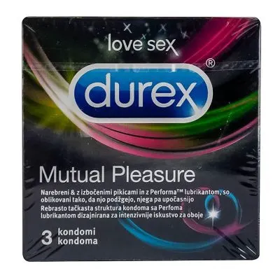 DUREX KONDOM MUTUAL PLEASURE 3KOM Durex