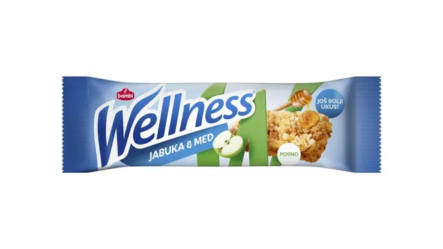 KEKS WELLNESS INT.ZITARICE,MED I JABUKA 23gr BAMBI WELLNESS