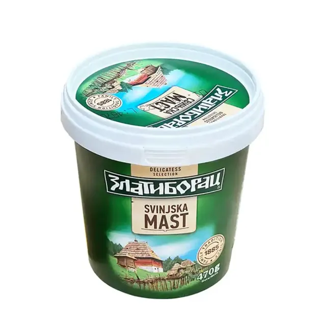 Svinjska mast kantica 0470 Zlatiborac 470 g ZLATIBORAC