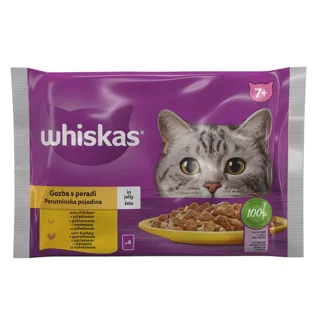 Kesice izbor zivine Senior Whiskas4x85g