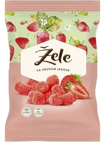 ŽELE BOMBONE SWEET BEAT JAGODA 100G SWEET BEAT