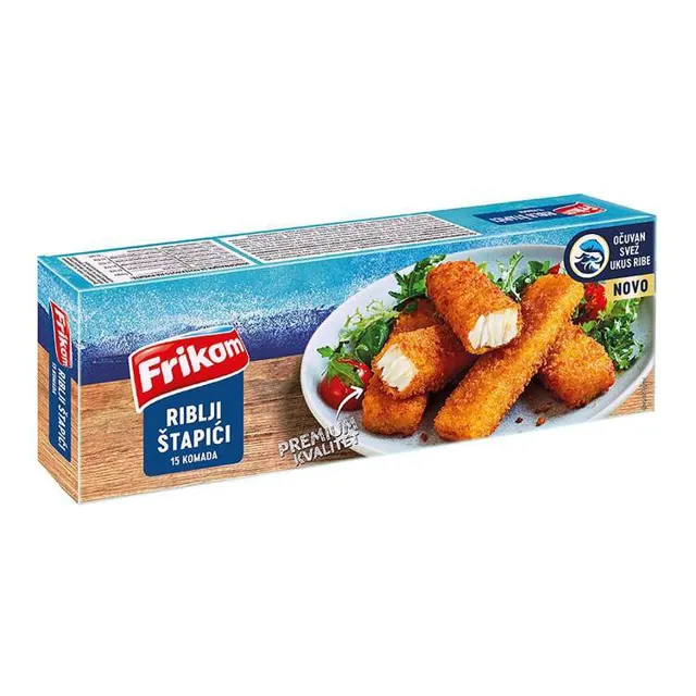 Riblji stapici panirani prem.Frikom 450g Frikom