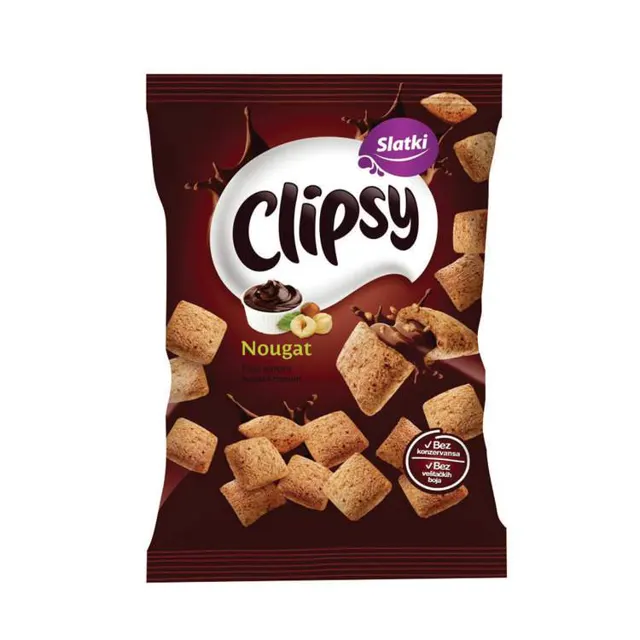 Nugat jastucici Clipsy punjeni kremom 80 80 g Clipsy