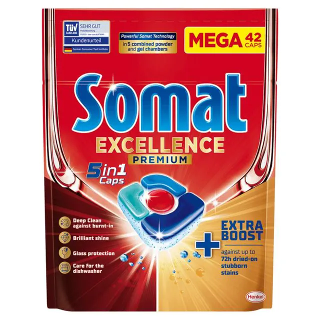 Somat EXCELLENCE PREM. 5in1 tab/sud 42/1 Somat