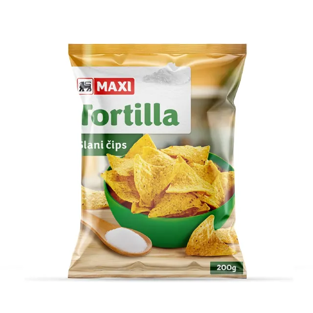 Tortilja chips slani Maxi 200g Maxi