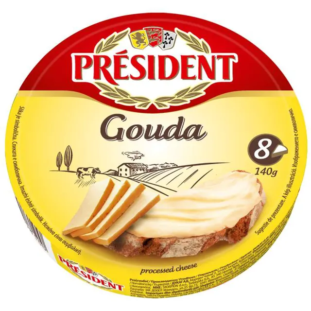 President Gauda top. sir 140g #16 Somboled PRESIDENT