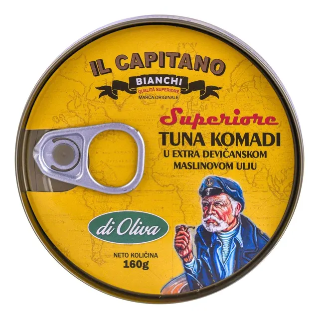 TUNJEVINA KOMAD EV SUPERIOR IL CAPITANO 160gr IL CAPITANO