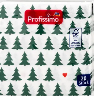 Profiss. sal. drv./srce 25x25cm 20kom*D*