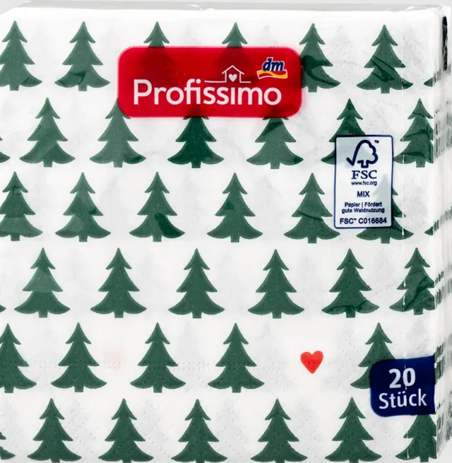 Profiss. sal. drv./srce 25x25cm 20kom*D* Profissimo