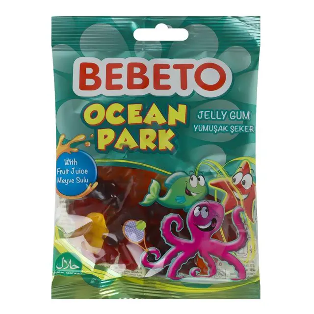 Bombone gumena Ocean Park Bebeto 80g Bebeto