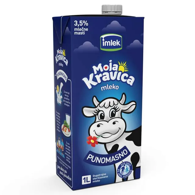 Mleko Kravica 3,5% 1L UHT TB Moja kravica