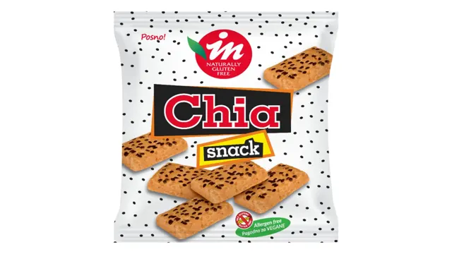 Aleksandrija bezgl.chia snack 140g Aleksandrija