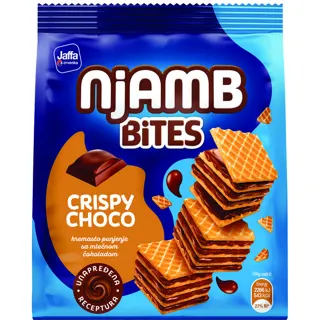 Vafl kocke crispy choco Njamb 150g