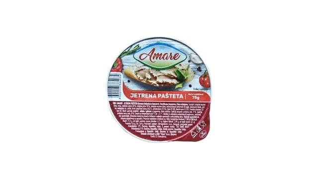 Pasteta jetrena 0075 Amare 75 g AMARE