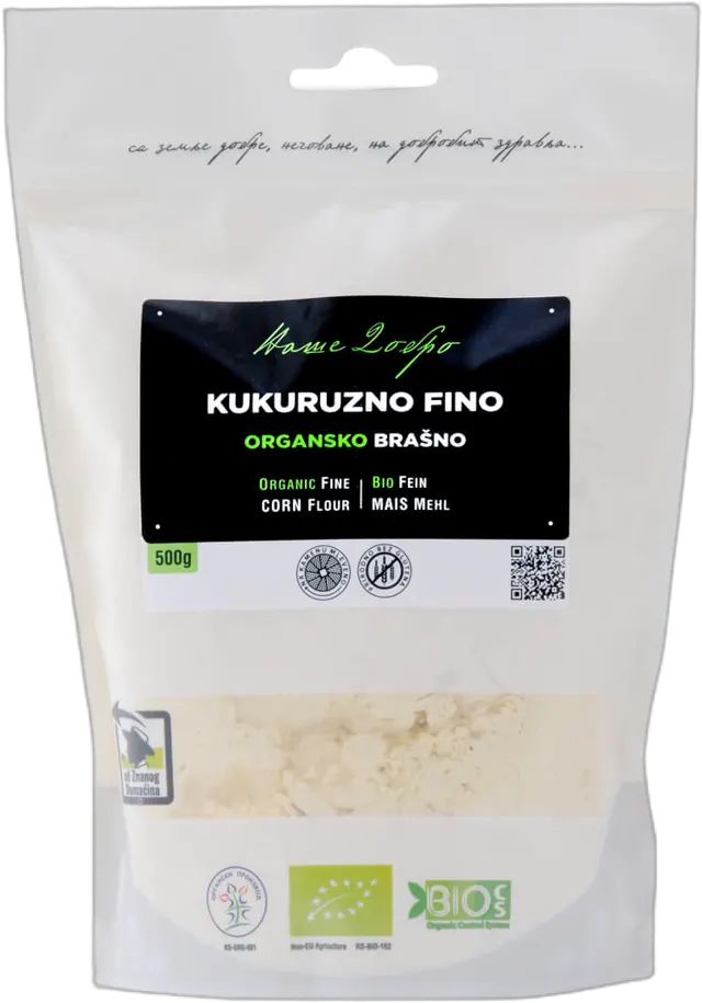 BRAŠNO ORGAN KUKURUZNO FINO 500G ND NAŠE DOBRO