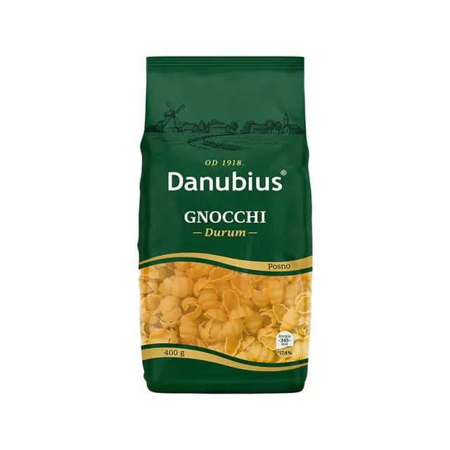 Testenina Durum Gnocchi Danubius 400g Danubius