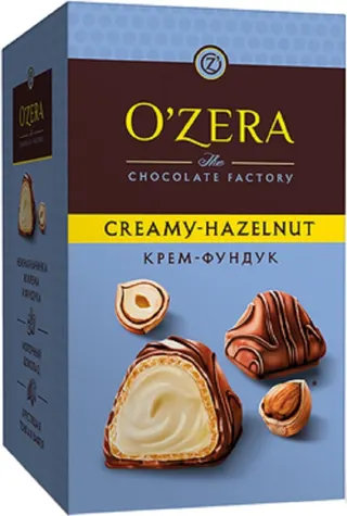 PRALINE O ZERA SA LESNIKOM I MLECNIM FILOM 150gr