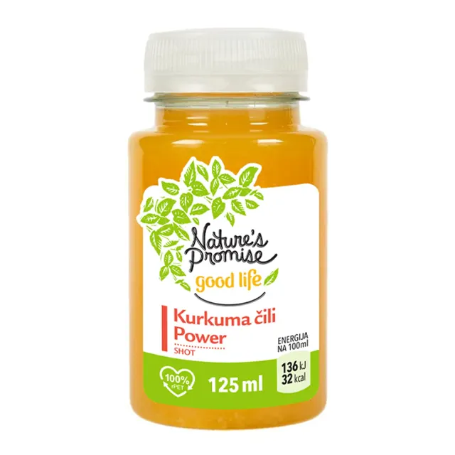 Sok Shot kurkuma Cili Power NP 125ml Nature's Promise