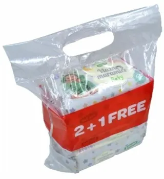 VLAŽNE MARAMICE BABY BAŠ BAŠ 60/1 2+1 GRATIS