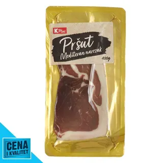 PRŠUT MEDITERAN SLAJS 100G K PLUS