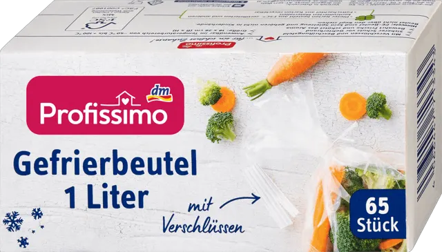Profissimo kese za zamrzivač 1l 65kom Profissimo