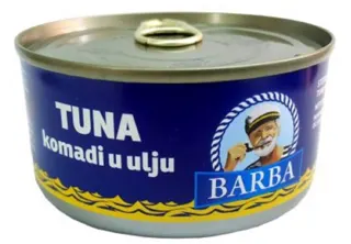 TUNA KOMADI U ULJU 170G BARBA