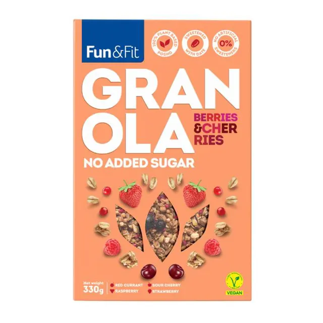 Musli Granola crveno voce 330g Fun&Fit
