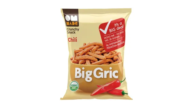 GRISINE BIOGRIC CHILLI 70gr BIG GRIC