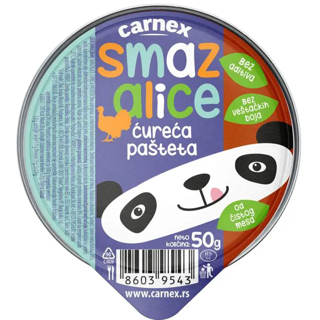 Smazalice cureca pasteta 50g Carnex