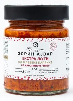 AJVAR EXTRA LJUT SA KAROLINOM RIPER 200G ZORIN AJVAR